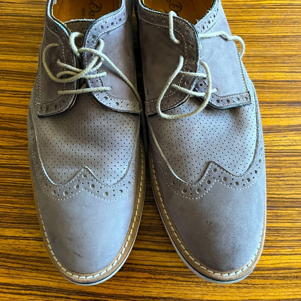 Dasthon Italian Suede Wingtip shoes